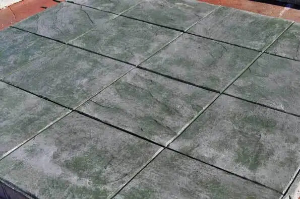 18" x 18" Slate Tile Concrete Stamp View