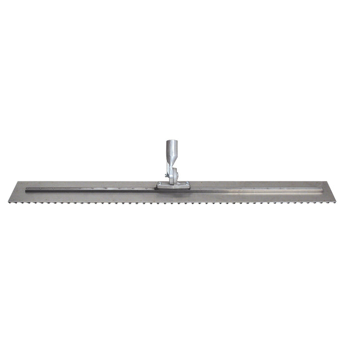 Kraft CC878 – 36" x 5" Multi-Trac Fresno Trowel with 3/4" Groove Spacing (Threaded Bracket)