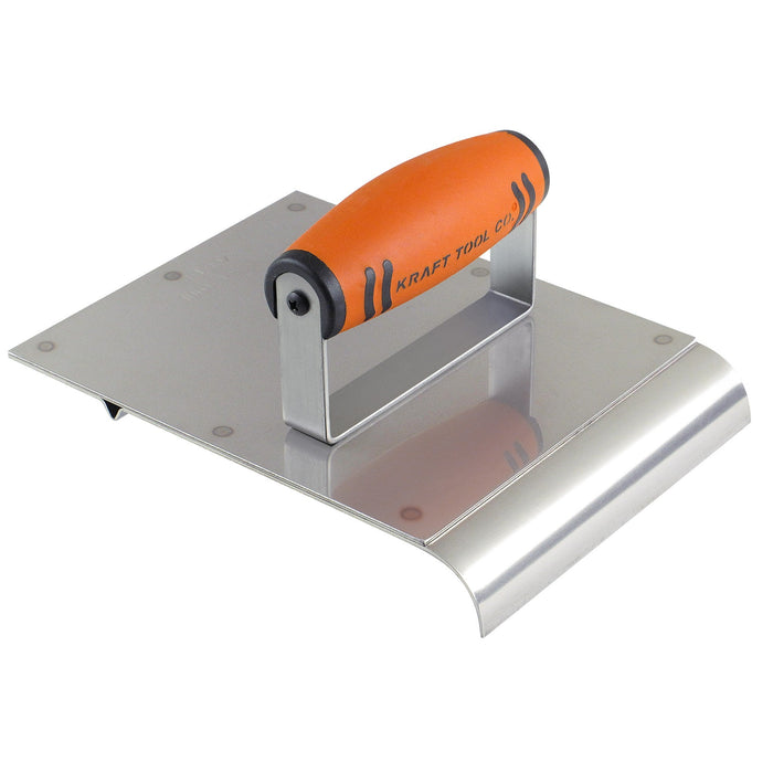 Kraft CF044PF – 6" x 10" Stainless Steel Hand Edger/Groover (3/4" Radius, 1/4" Bit, ProForm® Handle)