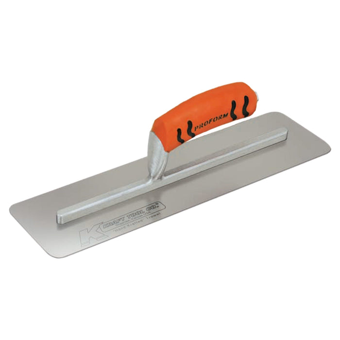 Kraft CF333PF – 16" x 4" Carbon Steel Silo Trowel (ProForm® Handle)