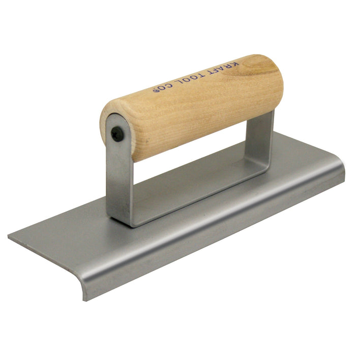 Kraft CF527 – 8" x 2" Heavy-Duty Steel Edger #7 (3/8" Radius, Wood Handle)