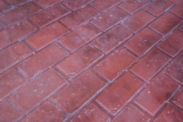 Old Brick Running Bond (Type-1) Concrete Stamp View