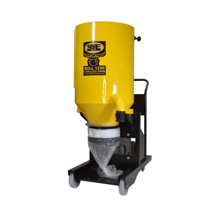 SASE Bull 1250 EBS Vacuum – 3-Phase 460V, Heavy-Duty HEPA Extractor (Rental)