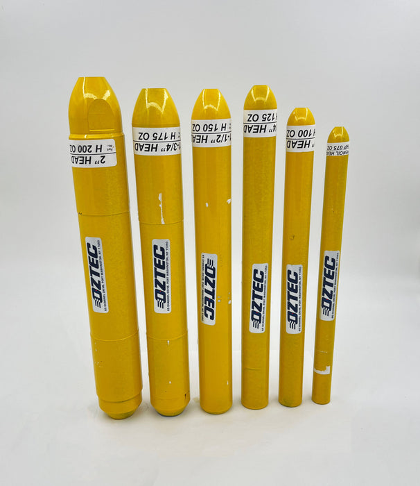 Oztec H125OZ – 1-1/4" x 13" Steel Concrete Vibrator Head