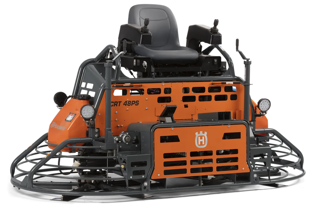 Husqvarna CRT 48 PS – 48 in Power‑Steer Ride‑On Power Trowel (Concrete Finishing)