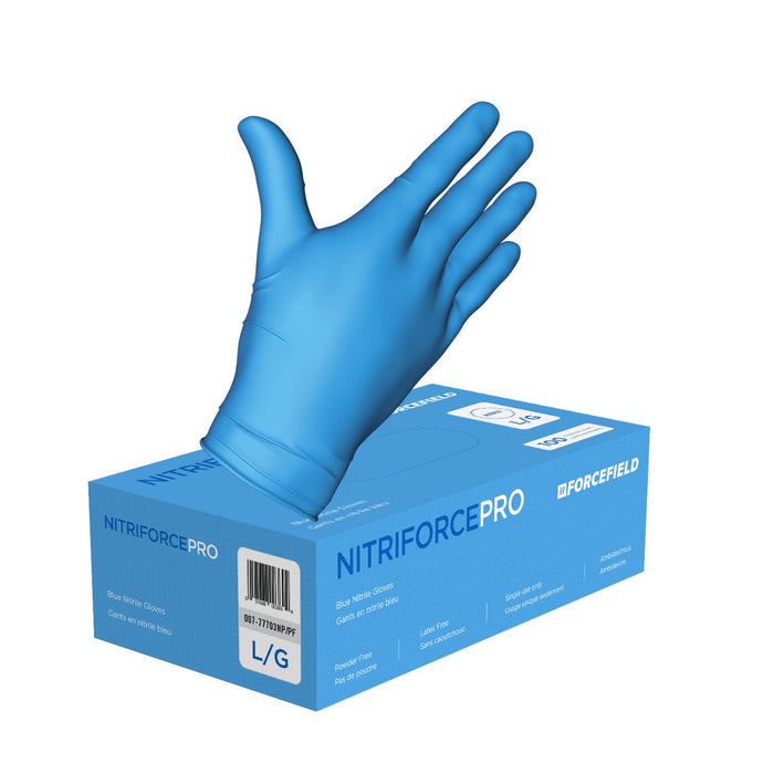 Forcefield 007-77703 – NitriForce PRO, Nitrile Gloves, Large (100/Box)