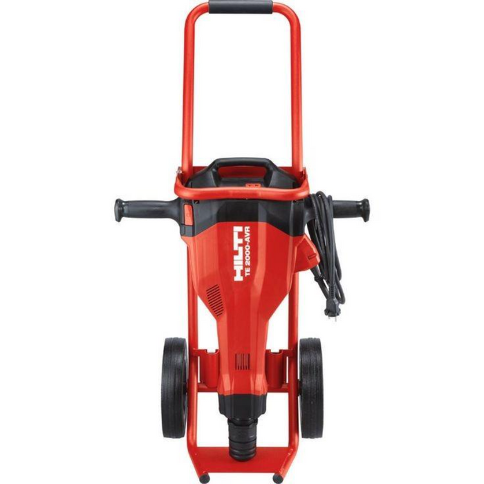 Hilti TE 2000-AVR – 32 lb. Electric Demolition Jackhammer with Trolley (TE-S Chuck, AVR Technology)