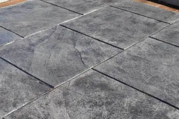24" x 24" Slate Tile Concrete Stamp View