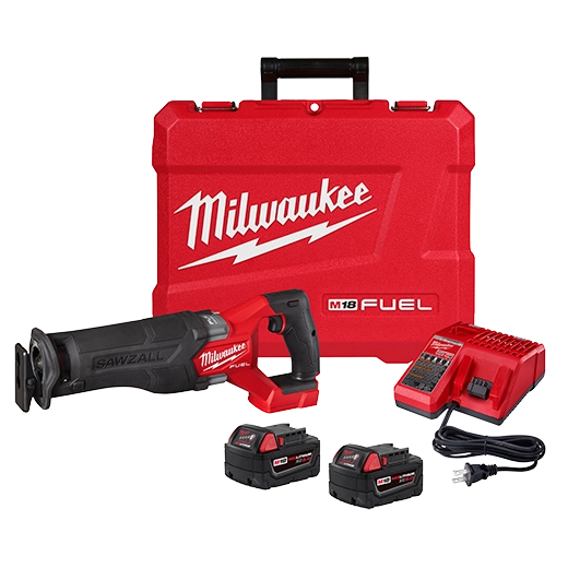 Milwaukee MI-282122 - M18 FUEL SAWZALL Recip Saw - 2 Battery XC5.0 Kit