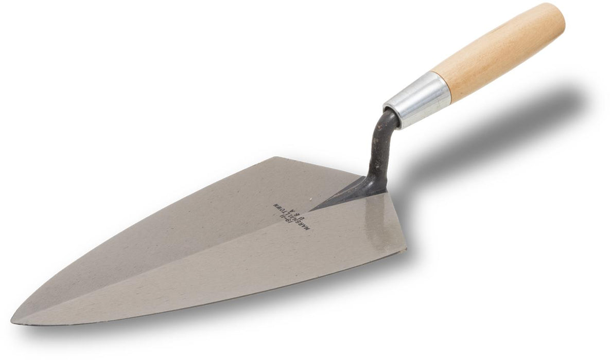Marshalltown 19 11 – 11" Brick Trowel, Philadelphia Pattern (Wood Handle)