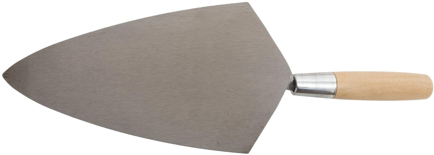 Marshalltown 19 11 – 11" Brick Trowel, Philadelphia Pattern (Wood Handle)