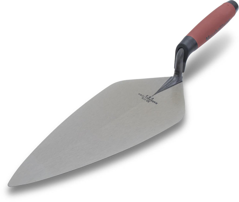 Marshalltown 33 12FG – 12" Brick Trowel, London Pattern (DuraSoft Handle)