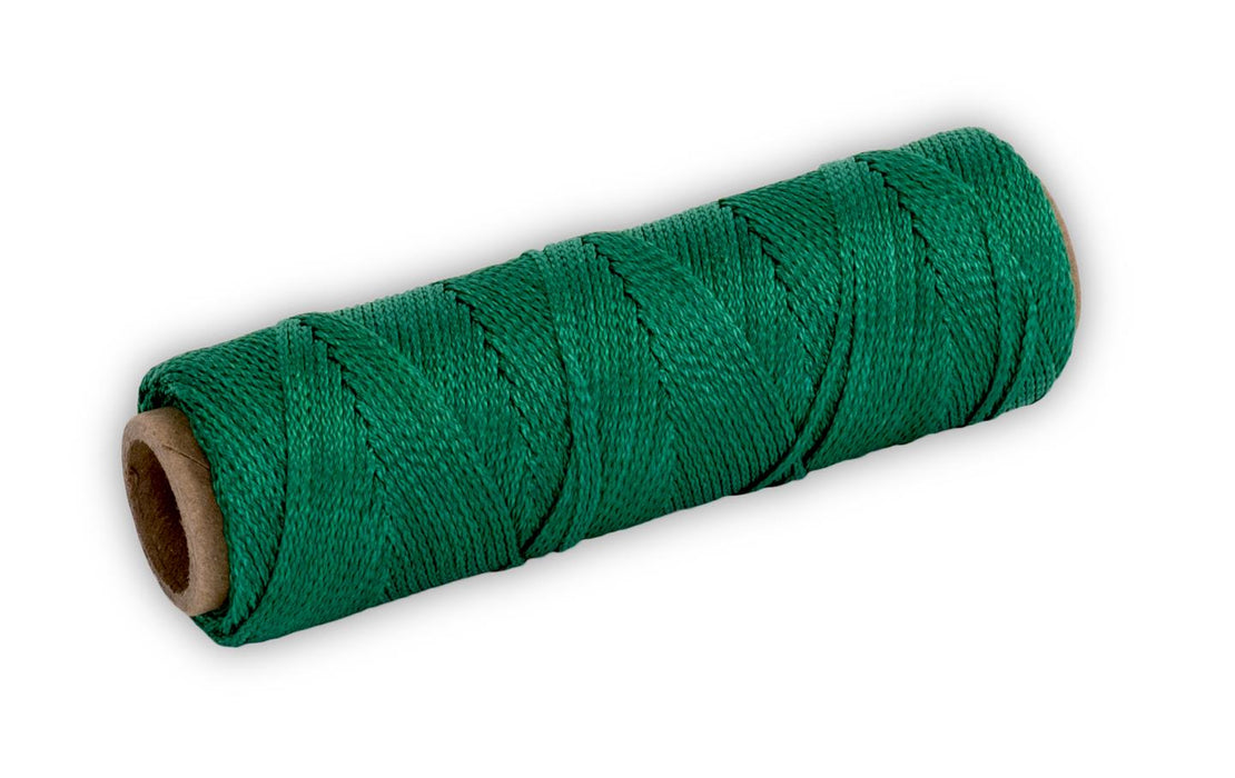 Marshalltown 626 – Braided Nylon Mason's Line, 500' Green, Size 18, 6" Core