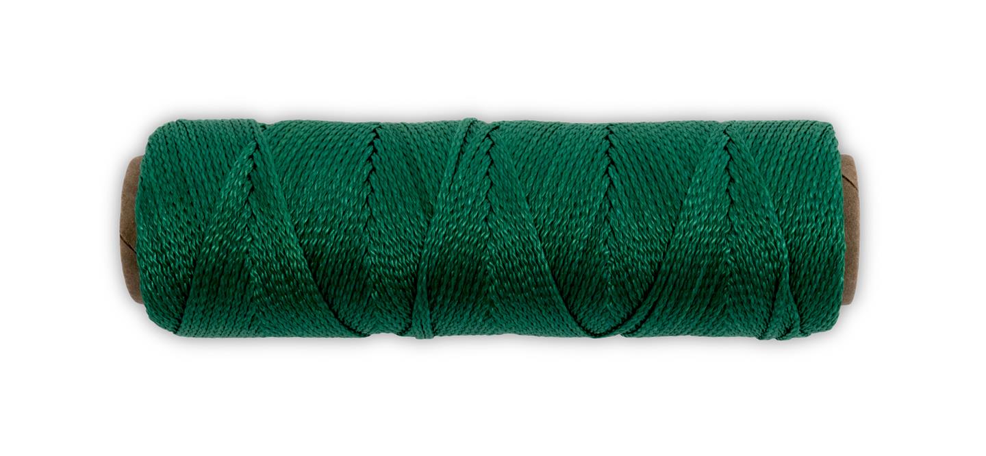Marshalltown 626 – Braided Nylon Mason's Line, 500' Green, Size 18, 6" Core