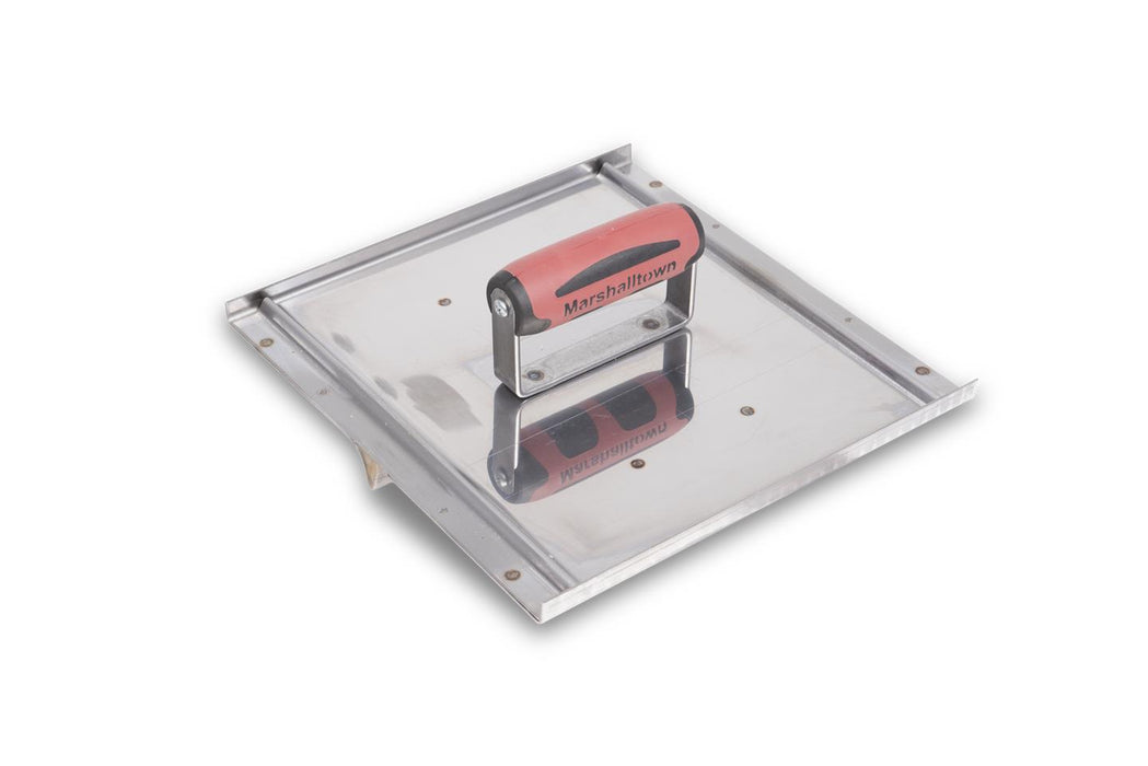 Marshalltown CG103478D – Stainless Steel Walking Chicago Groover with Double-Ended Handle (10" x 10", 3/4" Radius, 7/8" Depth)