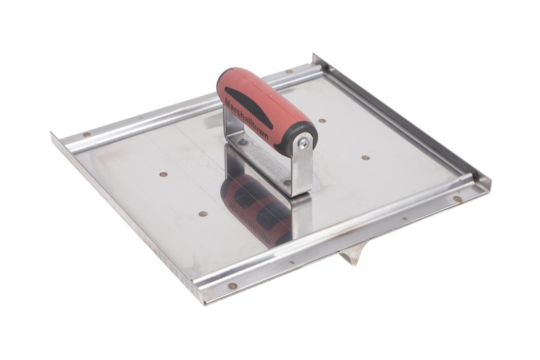 Marshalltown CG103478D – Stainless Steel Walking Chicago Groover with Double-Ended Handle (10" x 10", 3/4" Radius, 7/8" Depth)