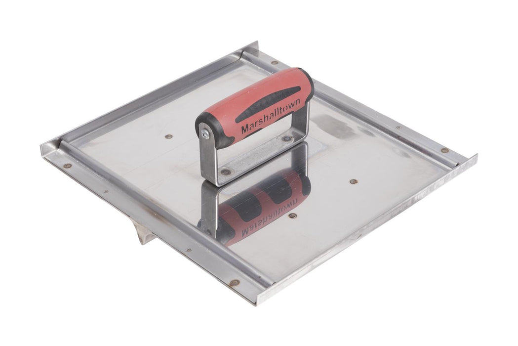 Marshalltown CG103478D – Stainless Steel Walking Chicago Groover with Double-Ended Handle (10" x 10", 3/4" Radius, 7/8" Depth)