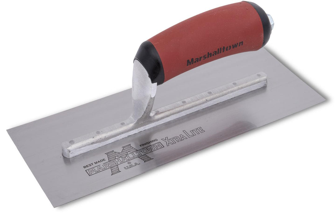 Marshalltown MXS55D – 10" x 4" Finishing Trowel with Curved DuraSoft Handle