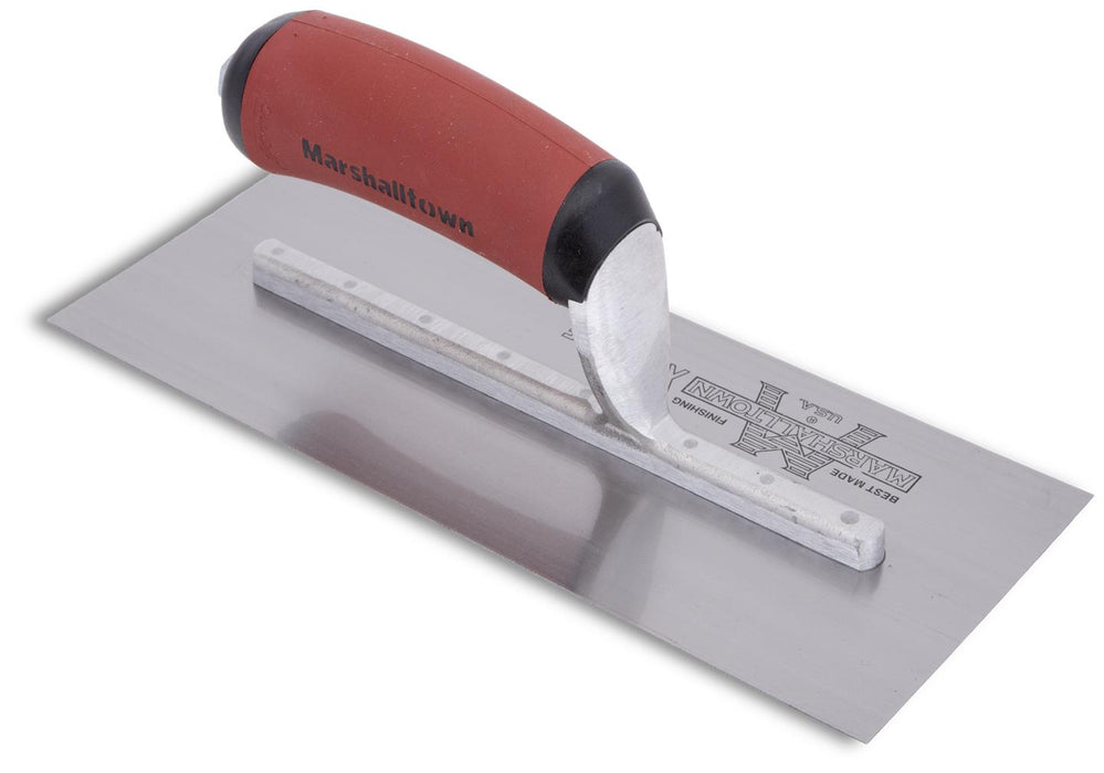 Marshalltown MXS55D – 10" x 4" Finishing Trowel with Curved DuraSoft Handle