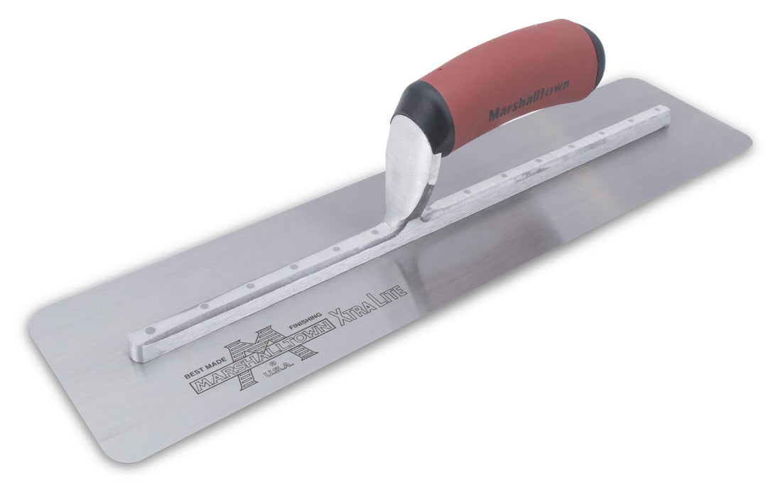 Marshalltown ST14D – 14" x 4" Curved Trowel (DuraSoft Handle)
