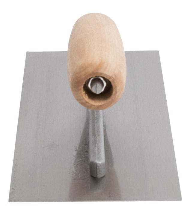 Marshalltown 994S – 14" x 4" Finishing Trowel with Curved Wood Handle