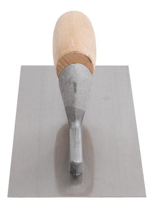 Marshalltown 994S – 14" x 4" Finishing Trowel with Curved Wood Handle