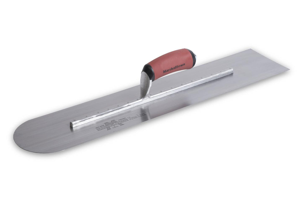 Marshalltown MXS245RD – 24" x 5" Finishing Trowel, Round Front with Curved DuraSoft Handle