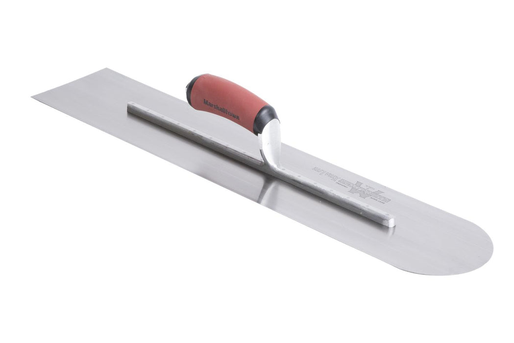 Marshalltown MXS245RD – 24" x 5" Finishing Trowel, Round Front with Curved DuraSoft Handle