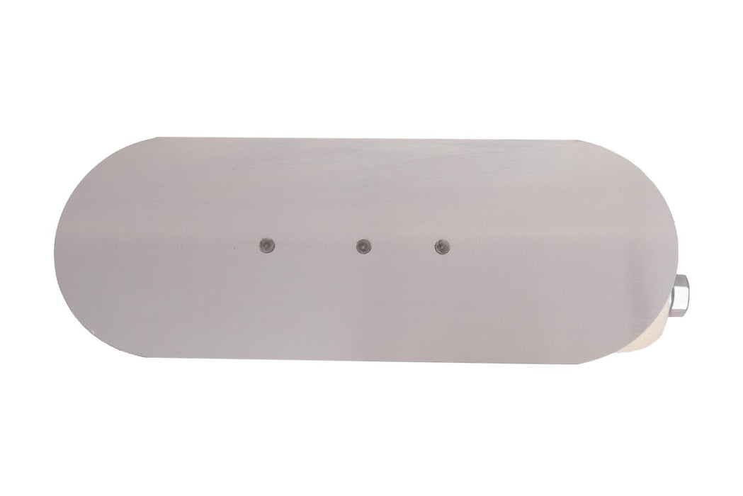 Marshalltown SP83SSR3 – 8" x 3" Stainless Steel Pool Trowel (3 Exposed Rivets, Wood Handle)