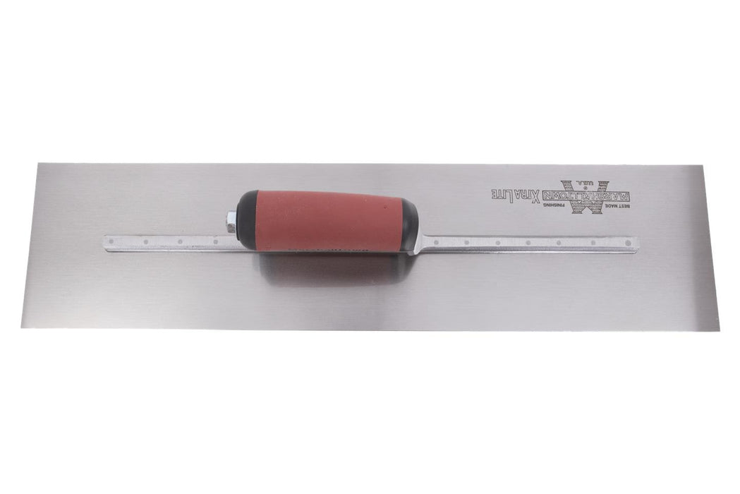 Marshalltown MXS245D – 24" x 5" Finishing Trowel with Curved DuraSoft Handle