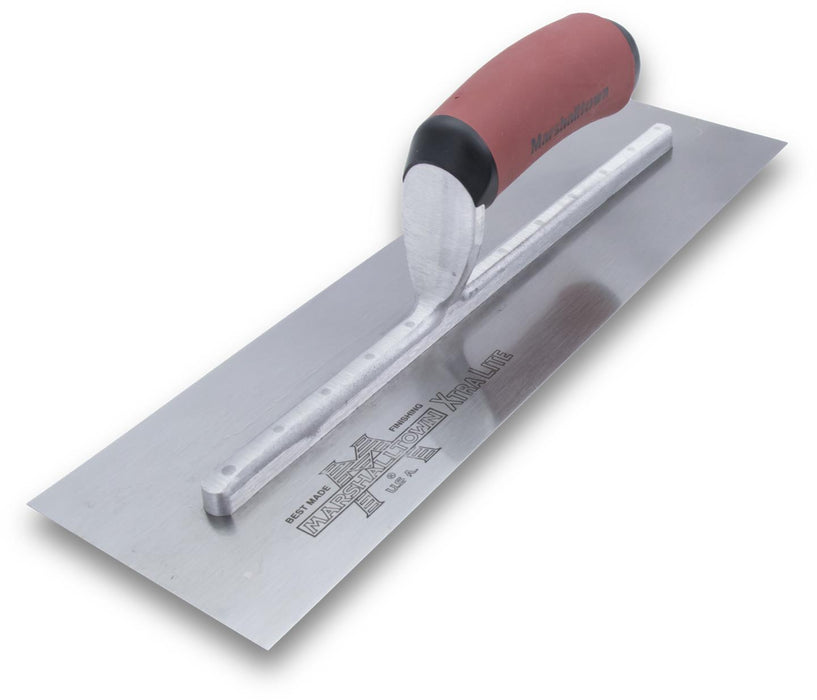 Marshalltown MXS145D – 14" x 5" Finishing Trowel with Curved DuraSoft Handle
