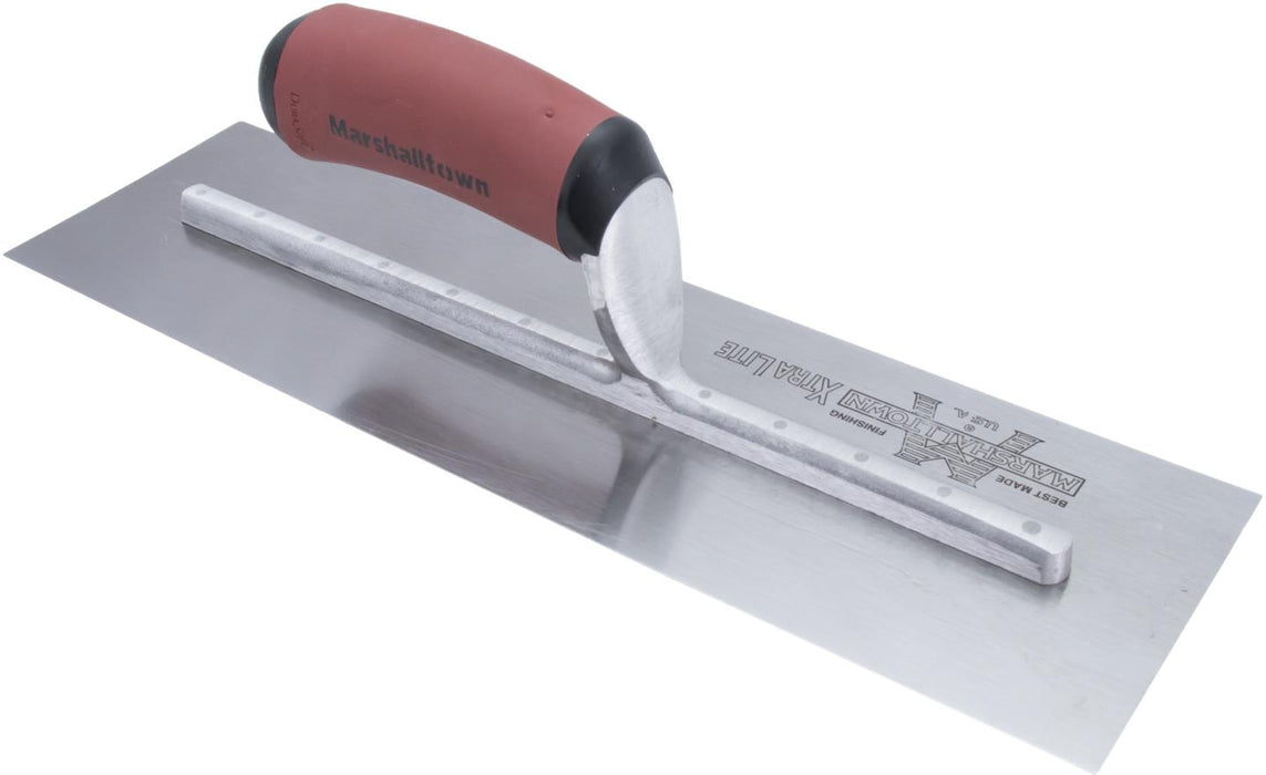 Marshalltown MXS145D – 14" x 5" Finishing Trowel with Curved DuraSoft Handle