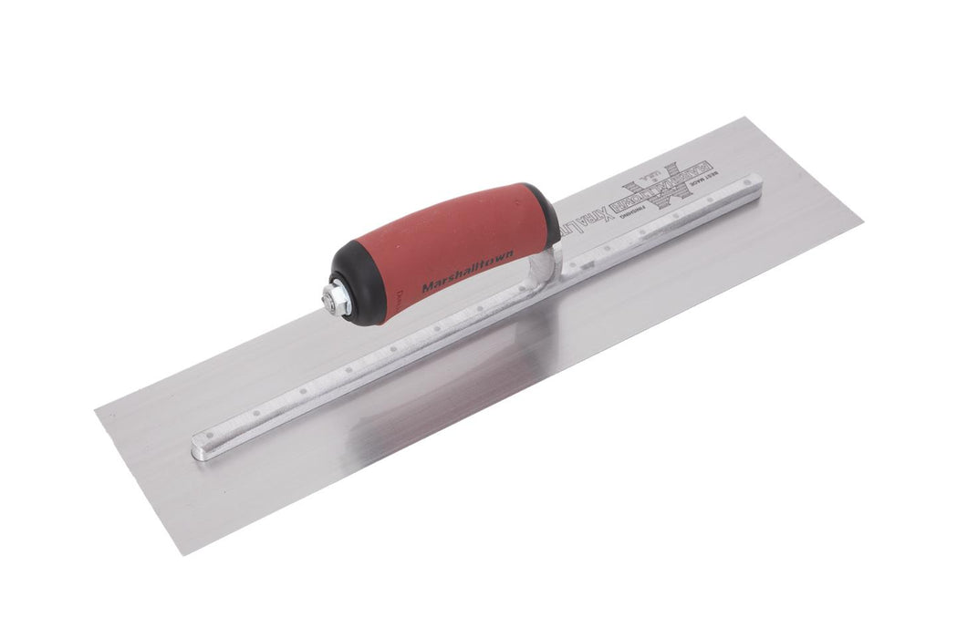 Marshalltown MXS77D – 18" x 4-1/2" Finishing Trowel with Curved DuraSoft Handle
