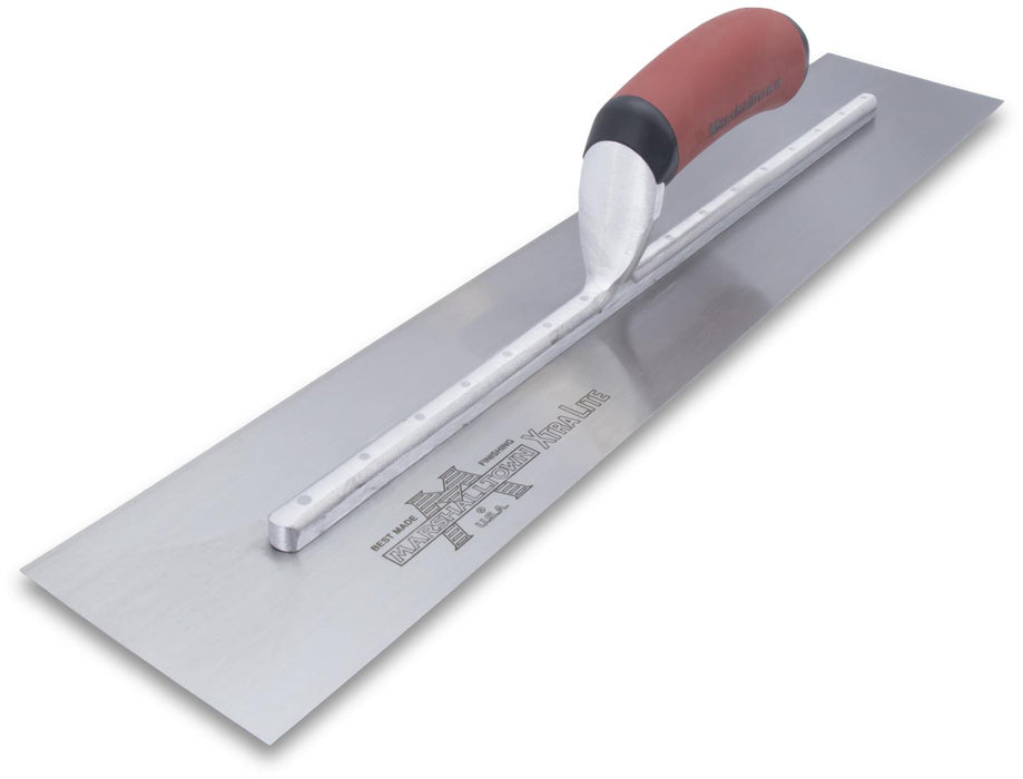 Marshalltown MXS815D – 18" x 5" Finishing Trowel with Curved DuraSoft Handle