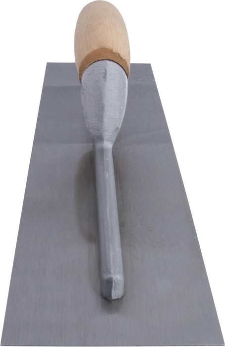 Marshalltown 999S – 16" x 4" Finishing Trowel with Curved Wood Handle