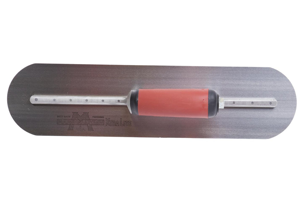 Marshalltown MXS64FRD – 14" x 4" Finishing Trowel, Fully Rounded with Curved DuraSoft Handle
