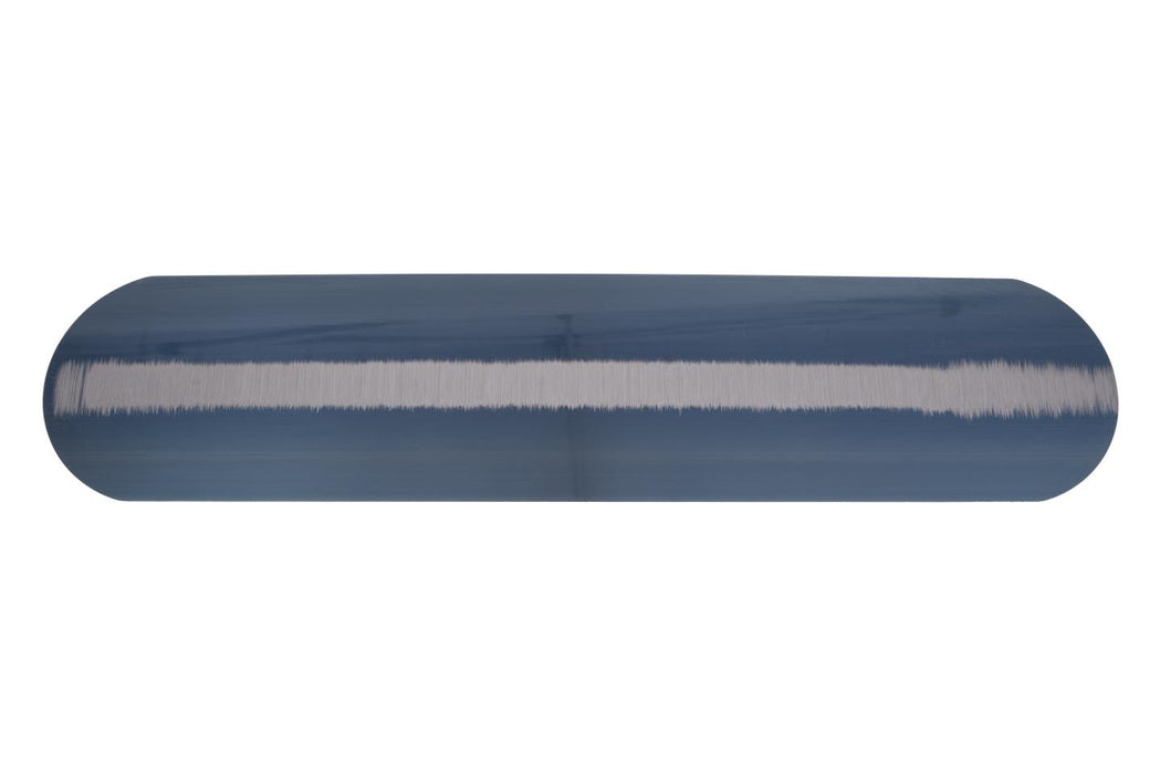 Marshalltown MXS20BRD – 20" x 4" Blue Steel Finishing Trowel, Fully Rounded with Curved DuraSoft Handle