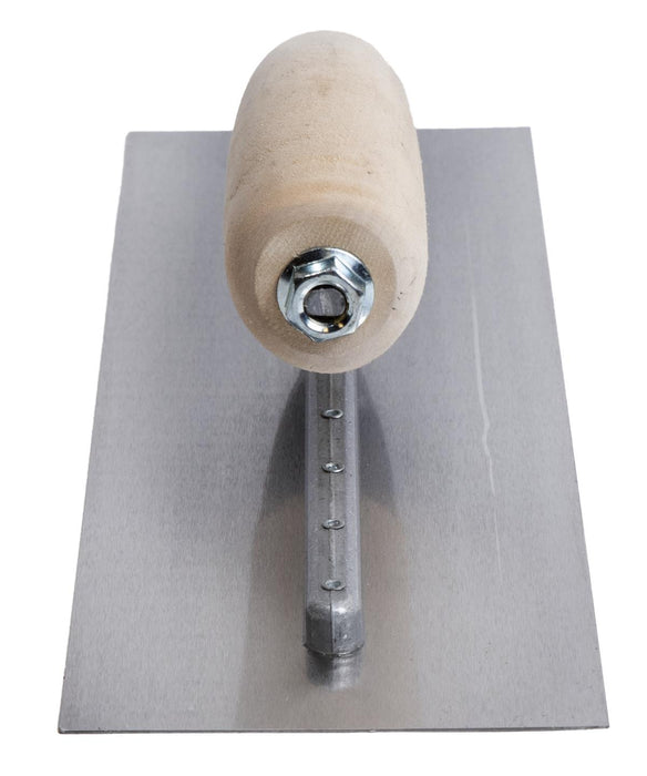 Marshalltown FT362 – 12" x 4" Finishing Trowel with Curved Wood Handle