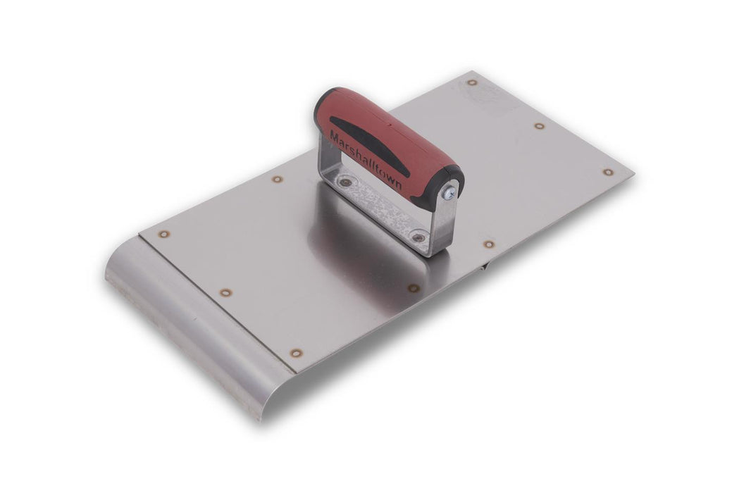 Marshalltown 3881SD-70 – 6" x 10" Stainless Steel Hand Edger/Groover (3/4" R, 1/4" Groove)