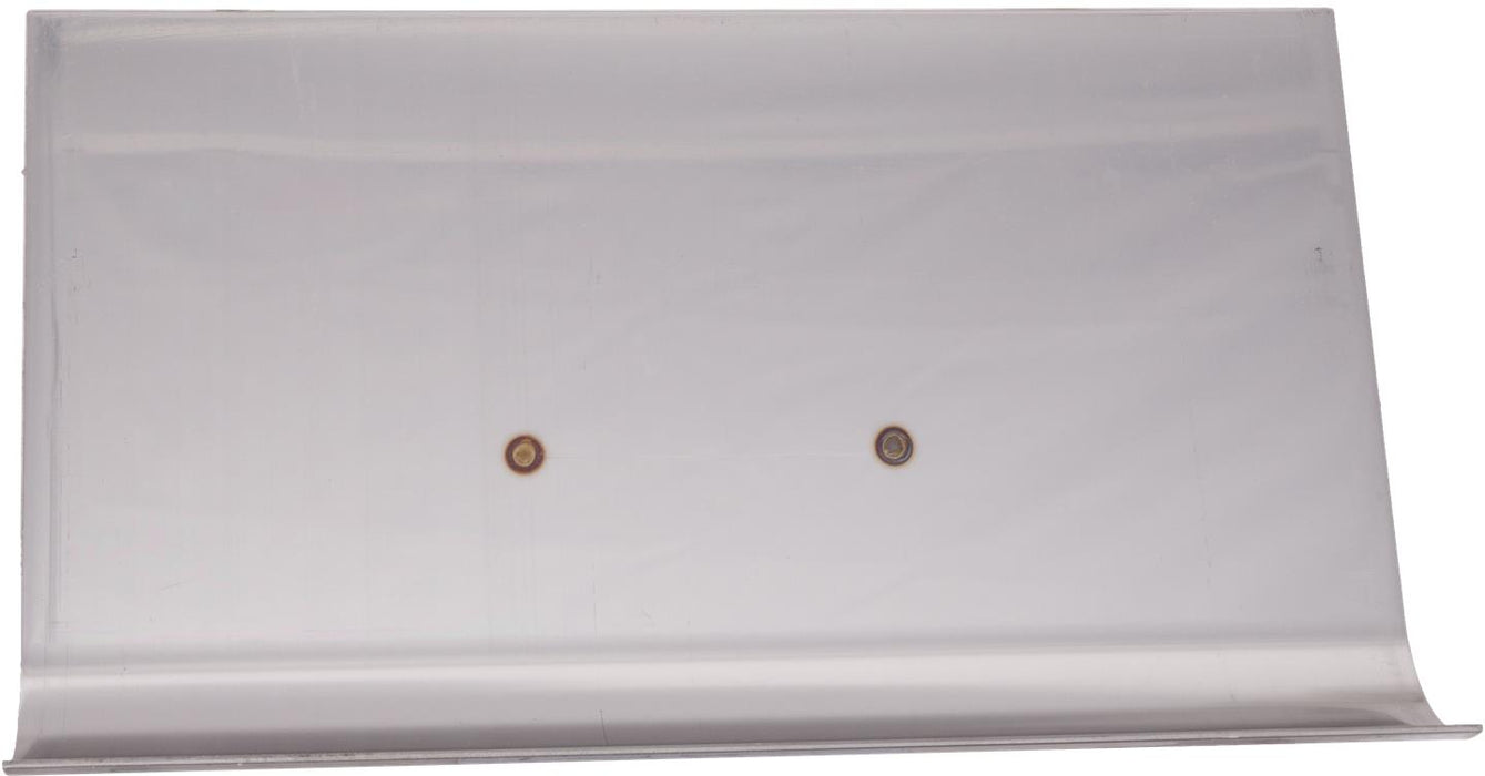 Marshalltown CE531S – 10" x 6" Stainless Steel Hand Edger (3/8" Radius, 1/2" Lip) with Wood Handle