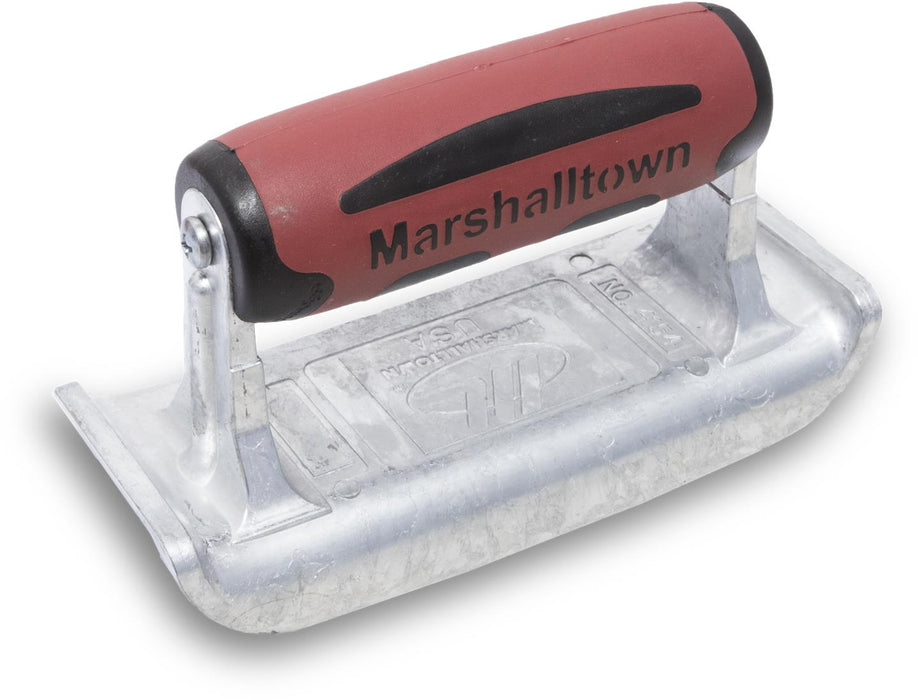 Marshalltown 4154D – 6" x 2 3/16" Zinc Hand Edger (1/4" R, 5/8" L, DuraSoft Handle)
