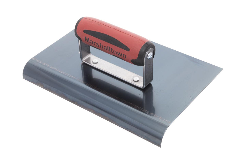 Marshalltown 167BD – 9" x 6" Blue Steel Edger (3/4" R, 7/8" L, DuraSoft Handle)