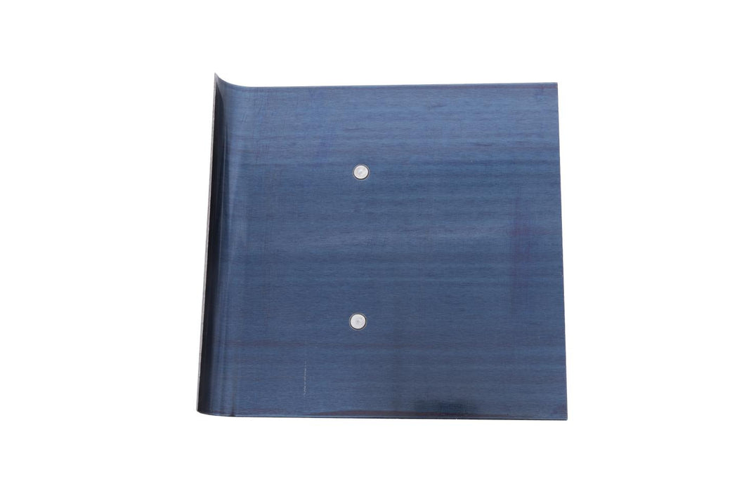 Marshalltown 163BD – 6" x 6" Blue Steel Edger (1/2" R, 5/8" L, DuraSoft Handle)