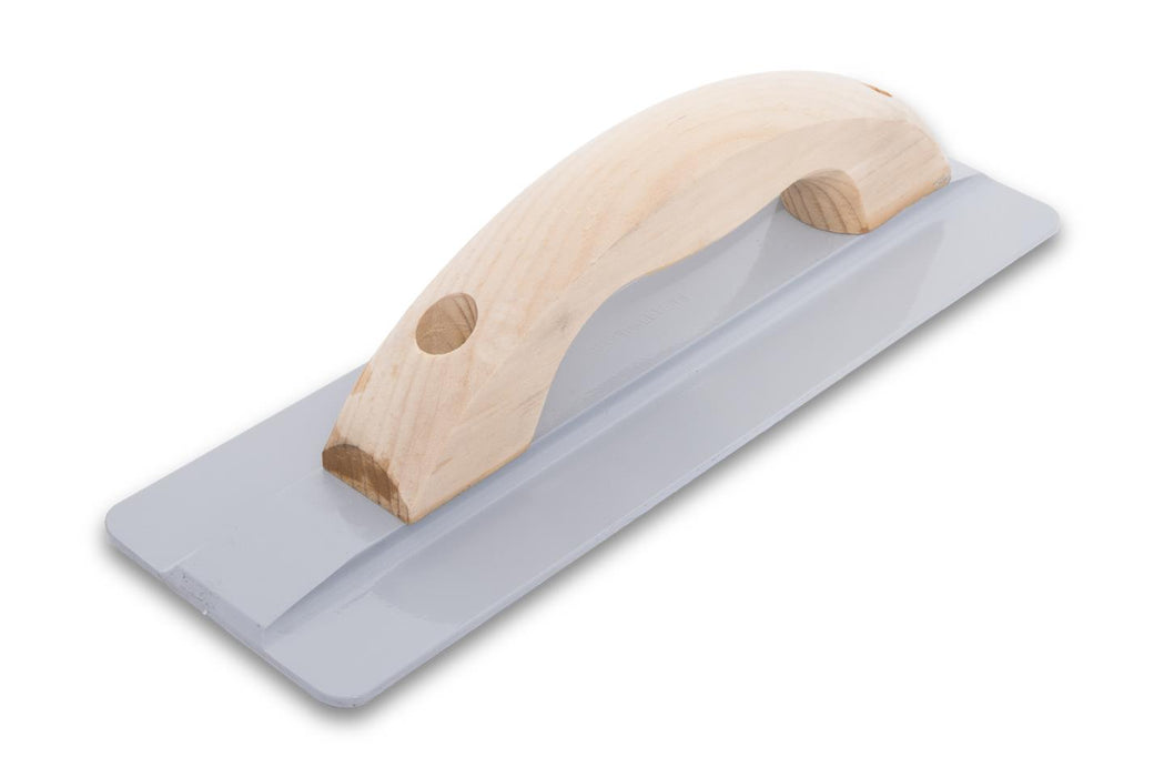 Marshalltown 734LRW – 12" x 3-3/4" “The Hog” Magnesium Float with Large Round Wood Handle