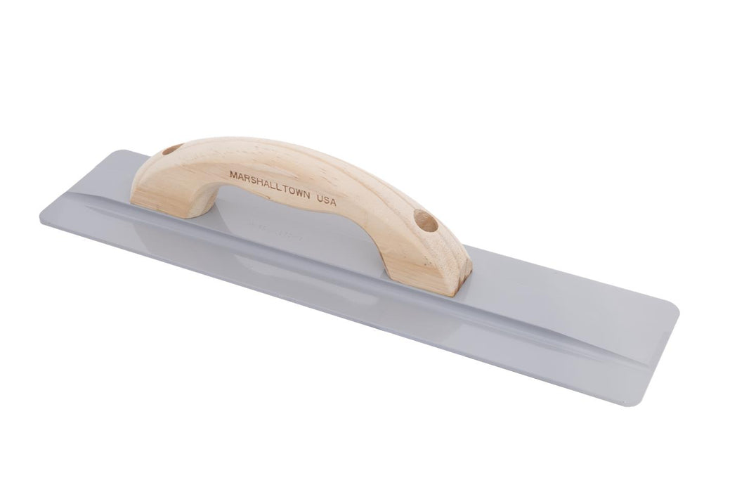 Marshalltown 738LRW – 16" x 3-3/4" “The Hog” Magnesium Float with Large Round Wood Handle