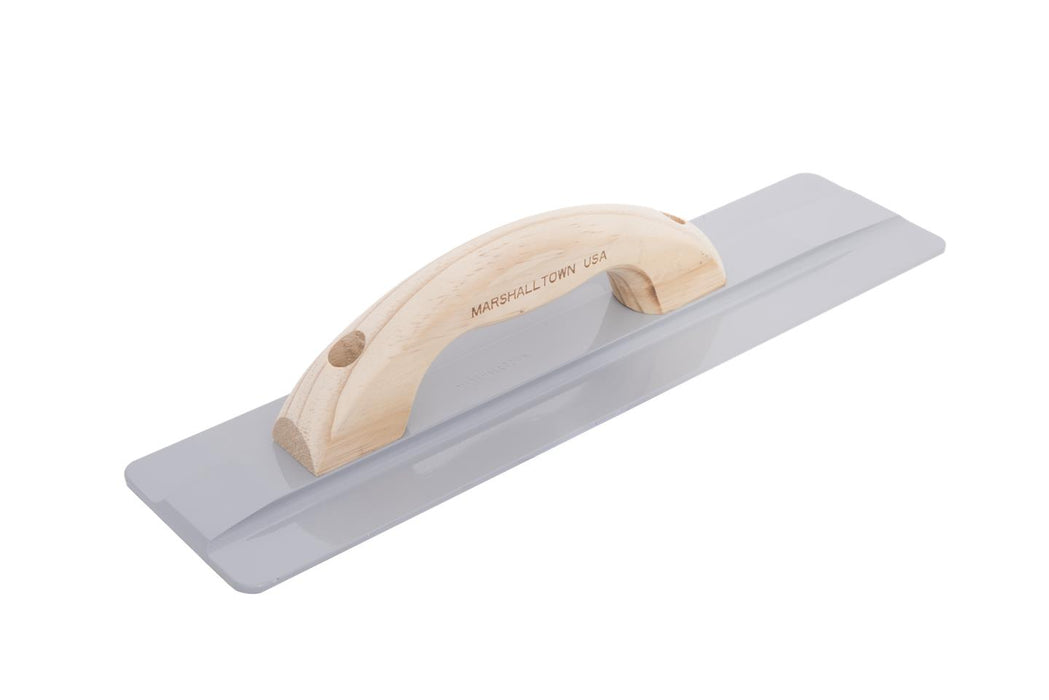 Marshalltown 738LRW – 16" x 3-3/4" “The Hog” Magnesium Float with Large Round Wood Handle