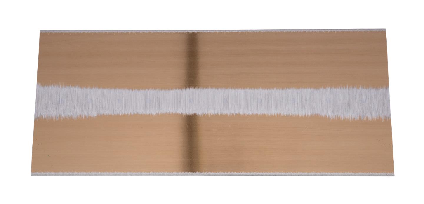 Marshalltown MXS1GSD – 11" x 4-1/2" Gold Stainless Finishing Trowel with Curved DuraSoft Handle