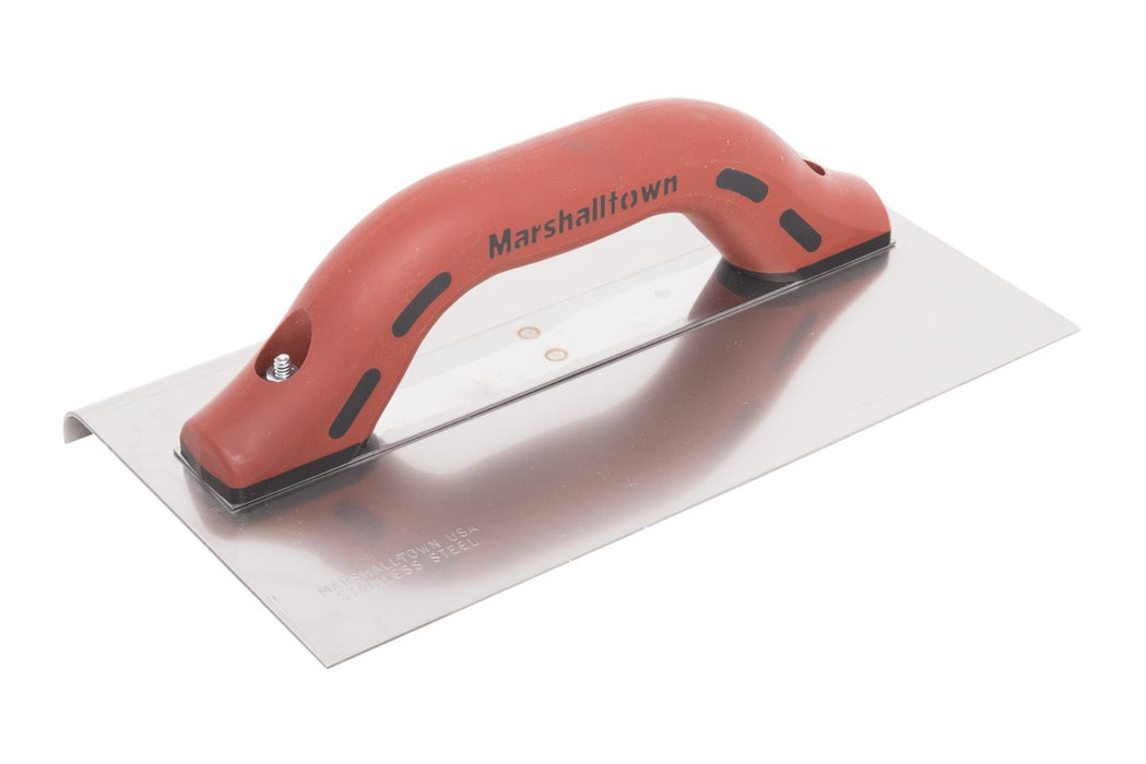 Marshalltown 130SS – 10" x 6" Stainless Steel Edger (3/8" Radius, 1/2" Lip)