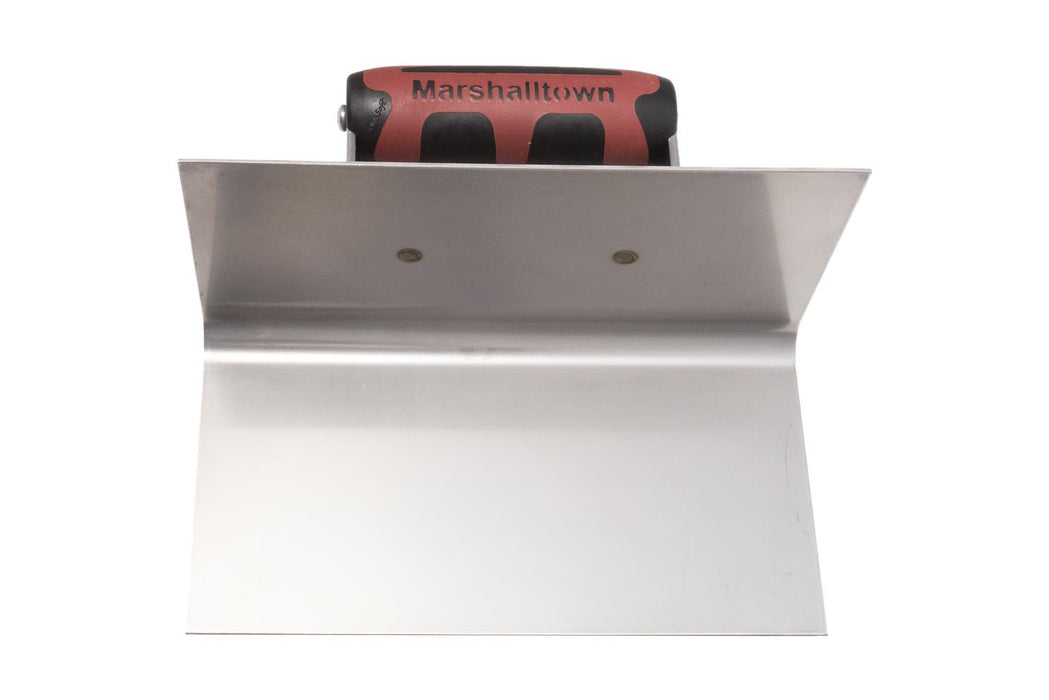 Marshalltown 171SSD – 8" x 4" x 4" 90° Stainless Steel Outside Step Tool (DuraSoft Handle)