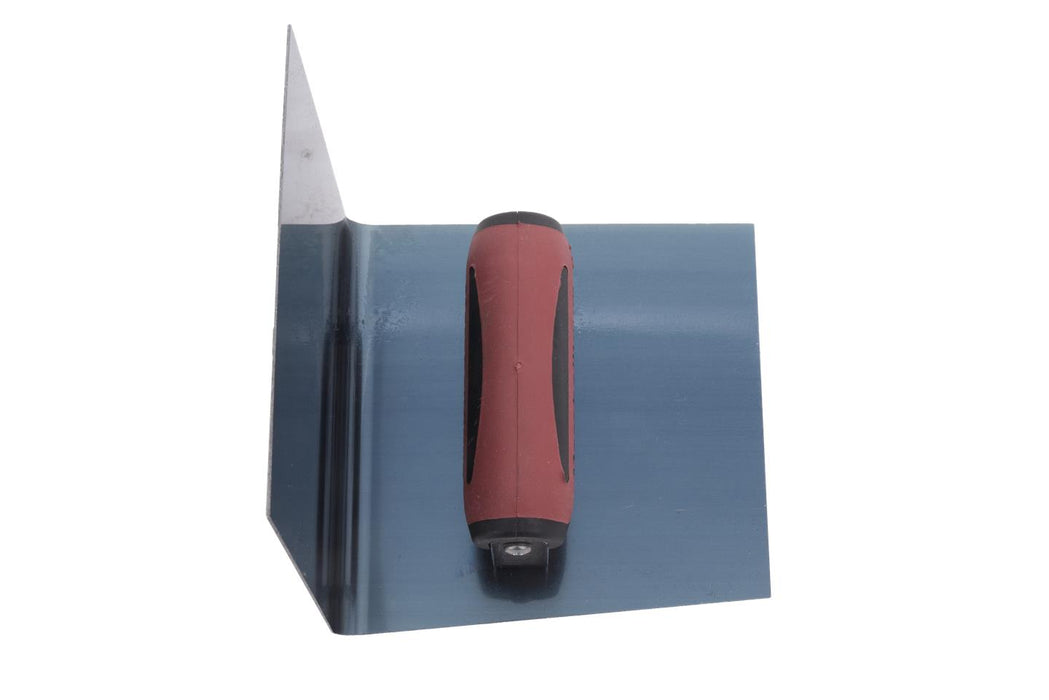 Marshalltown 186BD – 6" x 6" x 6" Blue Steel Inside Step Tool (3/8" Radius, DuraSoft Handle)